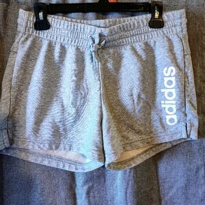 Adidas women sweat shorts Gray M